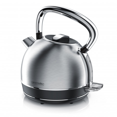 Arendo Arendo Wasserkocher, 1,7 l, 2200 W, Edelstahl Retro Style Vintage, LED Temperaturanzeige, silber Чайник Arendo, 1,7 л, 2200 Вт, нержавеющая сталь, винтажный стиль ретро, ??светодиодный индикатор температуры, серебристый
