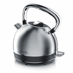 Arendo Arendo Wasserkocher, 1,7 l, 2200 W, Edelstahl Retro Style Vintage, LED Temperaturanzeige, silber  Чайник Arendo, 1,7 л, 2200 Вт, нержавеющая сталь, винтажный стиль ретро, ??светодиодный индикатор температуры, серебристый