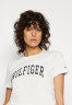 Tommy Hilfiger VARISTY HILFIGERC Print T-shirt ecru VARISTY HILFIGERC Футболка с принтом экрю