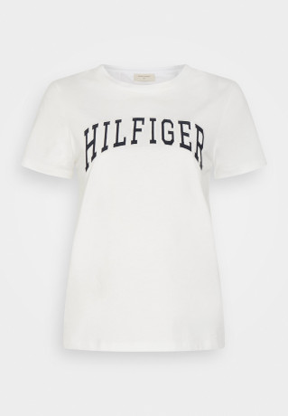 Tommy Hilfiger VARISTY HILFIGERC Print T-shirt ecru VARISTY HILFIGERC Футболка с принтом экрю