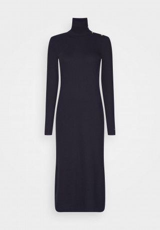 Tommy Hilfiger SLIM RIB MIDI Jumper dress desert sky SLIM RIB MIDI Платье-джемпер небо пустыни