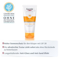 Eucerin Sun Gel-Creme Oil Control Body LSF 30  Солнцезащитный гель-крем против жирного блеска для тела SPF 30
