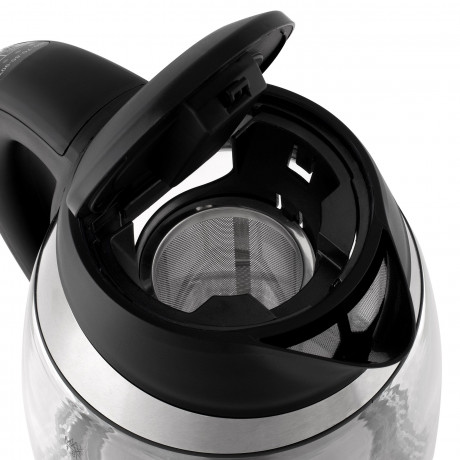 Sparsando Sparsando Wasserkocher Glaswasserkocher Edelstahl mit LED-Temperaturanzeigebeleuchtung, 1.8 l, 2200,00 W, 23Lx16Bx25Hcm mit Temperatureinstellung 60-100°C Чайник Sparsando стеклянный чайник из нержавеющей стали со светодиодной подсветкой темпер