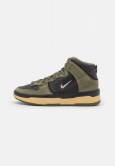 Nike Sportswear WMNS DUNK HIGH UP Sneaker high olive/wolf grey/black/brown/sesame WMNS DUNK HIGH UP Высокие кроссовки женские оливковый/волчий серый/черный/коричневый/кунжутный
