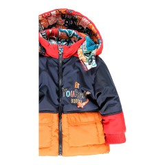 boboli Wende-Steppjacke mit Kapuze Collage Двусторонняя стеганая куртка с коллажем на капюшоне