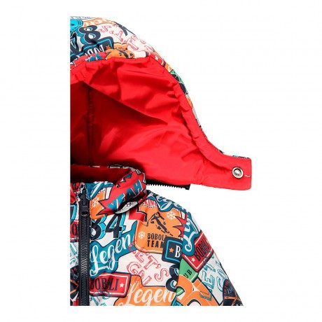 boboli Wende-Steppjacke mit Kapuze Collage Двусторонняя стеганая куртка с коллажем на капюшоне