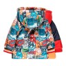 boboli Wende-Steppjacke mit Kapuze Collage Двусторонняя стеганая куртка с коллажем на капюшоне