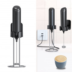 farfi farfi Akku-Stabmixer Elektrischer Milchaufschaumer, USB-Akku, Handheld, Edelstahl, kabellos  Farfi Беспроводной ручной блендер Электрический вспениватель молока Ручной USB аккумулятор из нержавеющей стали Беспроводной