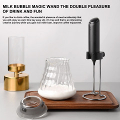 farfi farfi Akku-Stabmixer Elektrischer Milchaufschaumer, USB-Akku, Handheld, Edelstahl, kabellos  Farfi Беспроводной ручной блендер Электрический вспениватель молока Ручной USB аккумулятор из нержавеющей стали Беспроводной