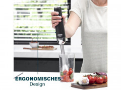 PRINCESS PRINCESS Stabmixer, 1200 W, SET Power Hand Kuchen-Mixer Purierstab Zauber Mix-Stab Turbo Funktion  Ручной блендер PRINCESS, 1200 Вт, комплект, ручной миксер для тортов, волшебная палочка для смешивания с турбо-функцией