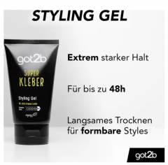 got2b Super Kleber Styling Gel Гель для укладки, ультра сильной фиксации, 150мл