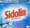 Sidolin Brillenputztucher 50 Stk x 2 packs, Sidolin салфетки для очков и экранов влажные, без разводов, мягкая очистка линз, дисплеев и стекла, 50шт x 2 упаковки