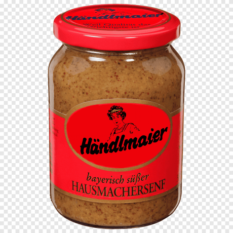 Handlmaier's Bayerisch-suber Hausmachersenf 335ml, 3st, Баварская домашняя сладкая горчица, 3 штуки х 335мл