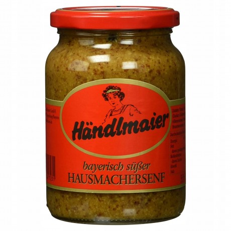 Handlmaier's Bayerisch-suber Hausmachersenf 335ml, 3st, Баварская домашняя сладкая горчица, 3 штуки х 335мл
