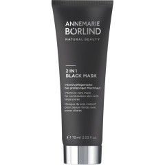 ANNEMARIE BORLIND (Анна-Мария Борлинд) Beauty Mask Маска для лица 2 in 1 Black Mask Маска для лица , Geschenkset Подарочный набор: 2 in 1 Black Mask Маска для лица  75 мл + Oil Control Paper 50 Blatt / 1 шт.