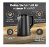 Profi Cook Wasserkocher Электрический чайник 501293 нержавеющая сталь, мощностью 2200 Вт, с автоотключением, тёмно-серый