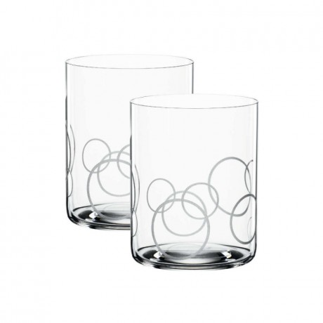 Spiegelau Spiegelau Signature Drinks Whiskybecher Circles Set 2-tlg. h: 100 mm / 430 ml Набор кружек для виски Spiegelau Signature Drinks Circles, 2 шт. высота: 100 мм / 430 мл