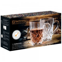 Nachtmann Nachtmann Noblesse Hot Beverages Teebecher Glas Set 2-tlg. h: 115 mm / 347 ml Набор стаканов для кружек Nachtmann Noblesse Hot Beverages, 2 шт. высота: 115 мм / 347 мл