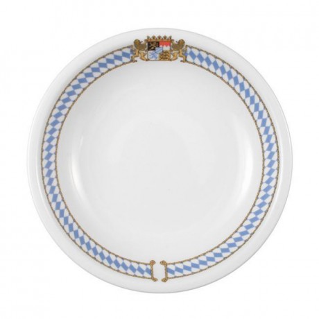 Seltmann Weiden Seltmann Weiden Compact Bayern Suppenteller,Fahne 23 cm Seltmann Weiden Compact Bavaria Суповая тарелка, флаг 23 см