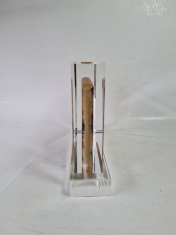 Декоративная 3Д картина в стекле "Горный пейзаж. Китай", 18,5 x 3 x 11,5 см, Германия, 1960-70гг. 