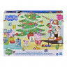 Hasbro Peppa Pig Peppas & Evies Adventskalender 2026, 2 Figuren, 15 Accessoires und 8 Stickerboegen, Hasbro Peppa Pig Адвент-календарь 2026 с фигурками Пеппы и малышки Иви, 15 аксессуарами и 8 листами наклеек