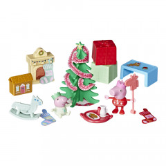Hasbro Peppa Pig Peppas & Evies Adventskalender 2026, 2 Figuren, 15 Accessoires und 8 Stickerboegen, Hasbro Peppa Pig Адвент-календарь 2026 с фигурками Пеппы и малышки Иви, 15 аксессуарами и 8 листами наклеек