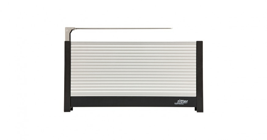 ritter ritter Langschlitz-Toaster volcano 3 aluminium/schwarz, 1.000 Watt, fur 2 Scheiben Toast aluminium/schwarz Тостер Ritter Volcano 3 с длинными слотами, алюминий/черный, 1000 Вт, на 2 ломтика тостов
