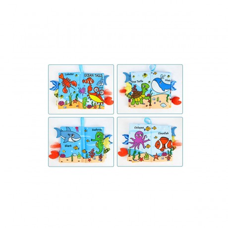 Vetaka Babybuch mit Tierschwanz fur Kinder Детская книга с хвостом животного для детей