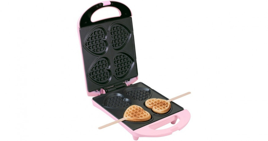 Bestron Bestron Herzwaffeleisen DSW271P rosa, 780 Watt rosa Вафельница Bestron сердце DSW271P розовая, 780 Вт