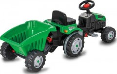 Jamara Trettraktor mit Hanger Strong Bull grun Педальный трактор с подвеской Strong Bull зеленый