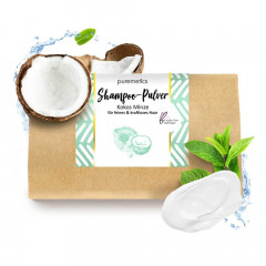 puremetics Shampoo Pulver Kokos Minze 50g  Шампунь-порошок Кокосовая мята 50г