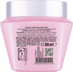 L'Oreal Paris Elvital Glycolic Gloss Spiegelglanz Maske, 300 ml, Маска для тусклых волос с 12% комплексом Gloss и гликолевой кислотой, зеркальный блеск за 3 минуты, 300 мл