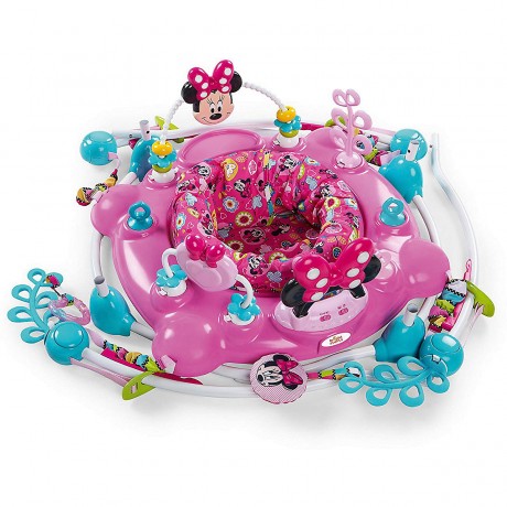Bright Starts Disney Baby PeekABoo Activity-Hopser Minnie Mouse Детский шезлонг Disney Baby PeekABoo Минни Маус