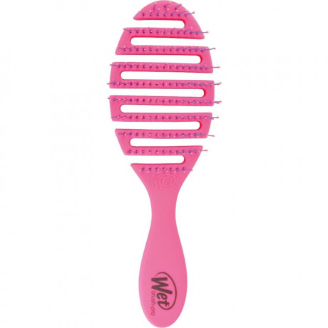 Wet Brush (Вет Браш) Массажная расчёска для волос Flex Dry Pink, 1 шт.