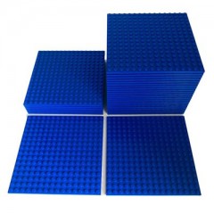 LEGO LEGO 16x16 Bauplatten Blau Platten - Beidseitig bebaubar - Blue 91405 Menge 12x Строительные пластины LEGO 16x16 Синие пластины — для сборки с обеих сторон — синие 91405 Количество 12 шт.