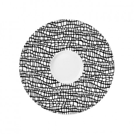 Seltmann Weiden Seltmann Weiden Life Fashion - Glamorous Black Kombi-Untertasse 13,5 cm Seltmann Weiden Life Fashion - Блюдце комбинированное Glamorous Black 13,5 см