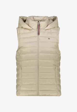 Tommy Hilfiger STEPP Waistcoat offwhite КВИЛТИНГ Жилет от белого