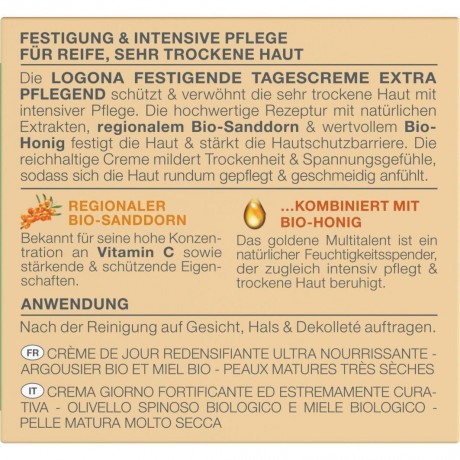 Logona Festigende Tagescreme extra pflegend  Укрепляющий дневной крем экстрапитательный