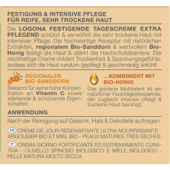 Logona Festigende Tagescreme extra pflegend  Укрепляющий дневной крем экстрапитательный