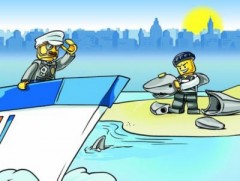 LEGO CD LEGO City 10 - Kustenwache: Haie vor LEGO City Компакт-диск LEGO City 10 - Береговая охрана: Акулы прочь LEGO City