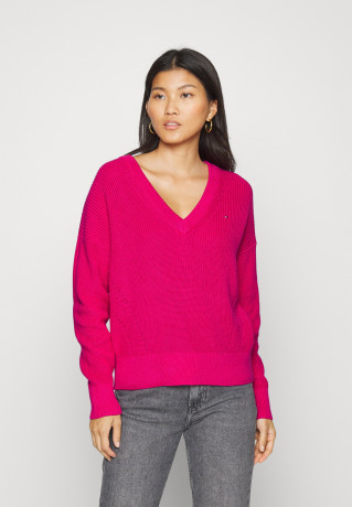 Tommy Hilfiger Jumper eccentric magenta джемпер эксцентричный пурпурный