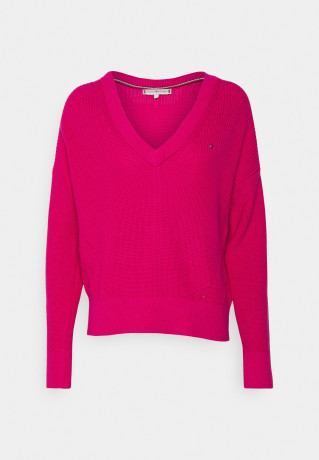 Tommy Hilfiger Jumper eccentric magenta джемпер эксцентричный пурпурный