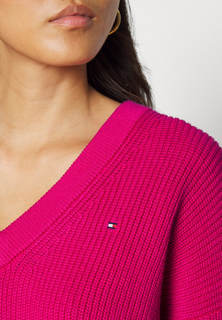 Tommy Hilfiger Jumper eccentric magenta джемпер эксцентричный пурпурный