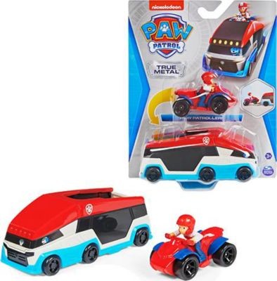 Spin Master Paw Patrol True Metal Team Fahrzeuge 2er Set mit Paw Patroller und Ryder im Quad Набор из 2 автомобилей Paw Patrol True Metal Team с Paw Patroller и Райдером в квадроцикле.