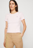 Tommy Hilfiger SLIM CODY  Print T-shirt pastel pink SLIM CODY Футболка с принтом пастельно-розовый