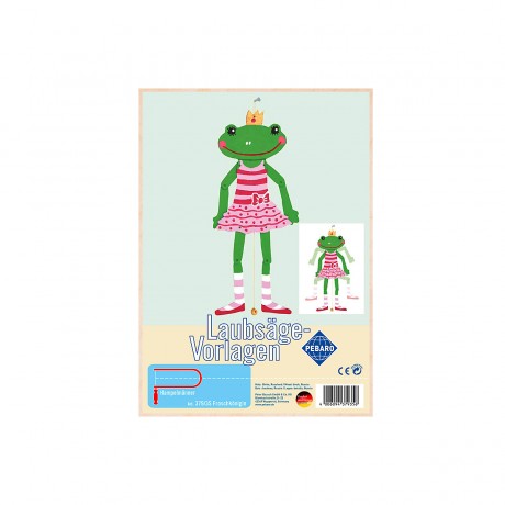 Pebaro Laubsagevorlage Froschkonigin Шаблон лепнины Frog Queen