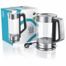 Arendo Arendo Wasserkocher, 1,7 l, 2200 W, Edelstahl Glas, Cool-Touch-Griff, Uberhitzungs- Trockengehschutz Чайник Arendo, 1,7 л, 2200 Вт, стекло из нержавеющей стали, ручка Cool Touch, защита от перегрева и выкипания.