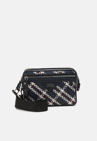Tommy Hilfiger PREMIUM WOVEN UNISEX Across body bag dunkelblau, dunkelrot, weiss\n PREMIUM WOVEN UNISEX Сумка через плечо темно-синий, темно-красный, белый\n