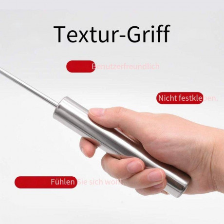 Devenirriche Devenirriche Stabmixer Hand Push Schneebesen Blender, Edelstahl Eierschlagel  Ручной блендер Devenirriche, ручной венчик, венчик для яиц из нержавеющей стали