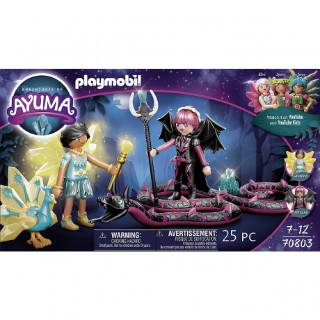 PLAYMOBIL PLAYMOBIL Adventures of Ayuma 4er Set: 70801 Baum der Weisheit + 70802 Knight Fairy mit Seelentier + 70803 Crystal Fairy und Bat Fairy mit Seelentieren + 70804 Tropfenhauschen PLAYMOBIL Adventures of Ayuma набор из 4 предметов: 70801 Древо мудро